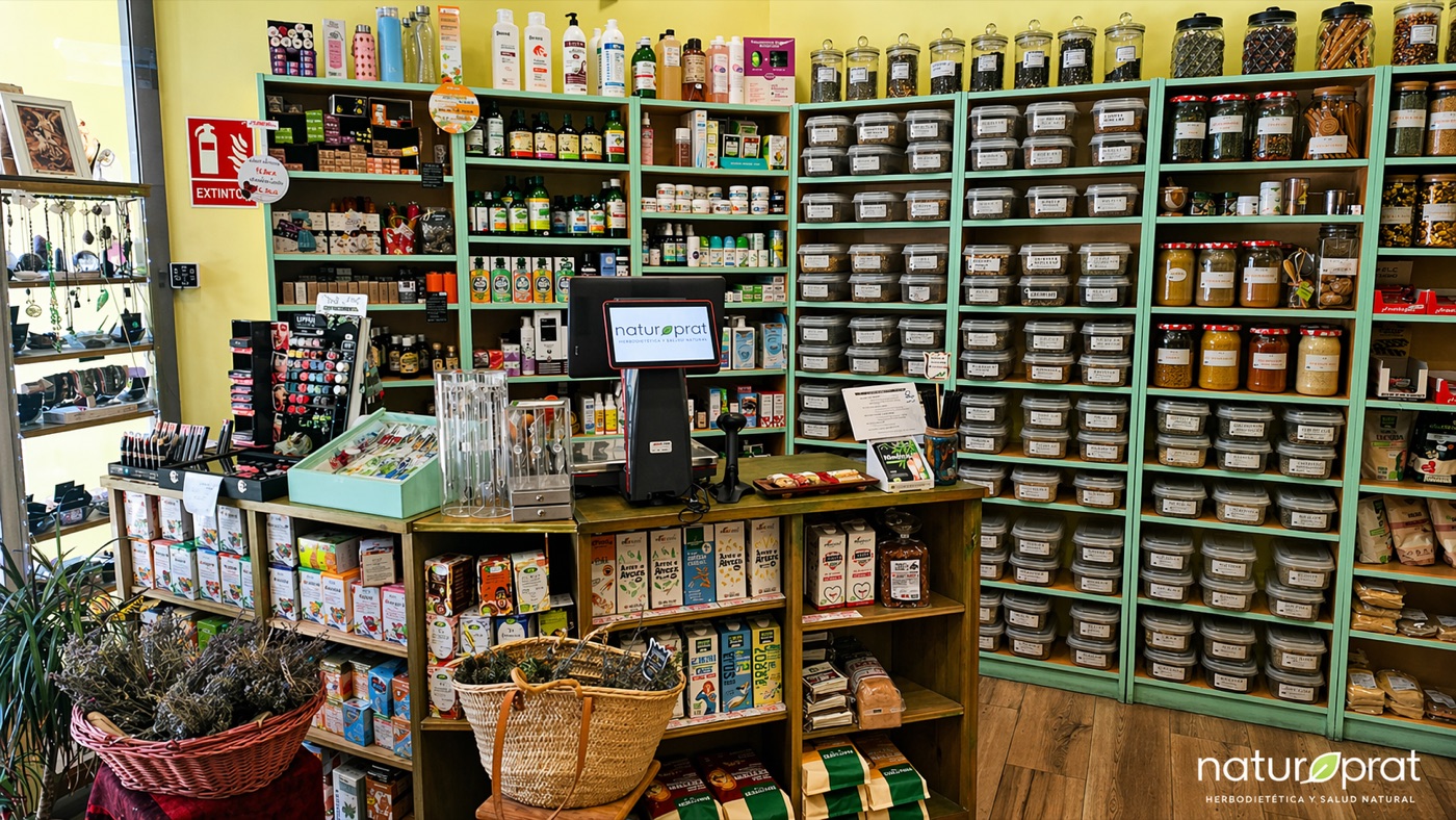 Mostrador de la tienda Naturprat